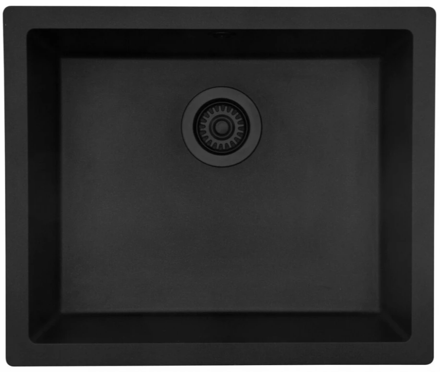 Lavabo Kuechenspuele Jupiter 600, schwarz-matt Lavabo Kuechenspuele Jupiter 600, schwarz-matt